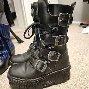New Rock Tank Boots